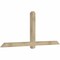 Ekena Millwork Eugene Rough Sawn Timber Gable Bracket, Douglas Fir, 84"W x 35"H x 4"D x 4"F, 10/12 Pitch GBW084X35X0404EUG00RDF - alternate 2